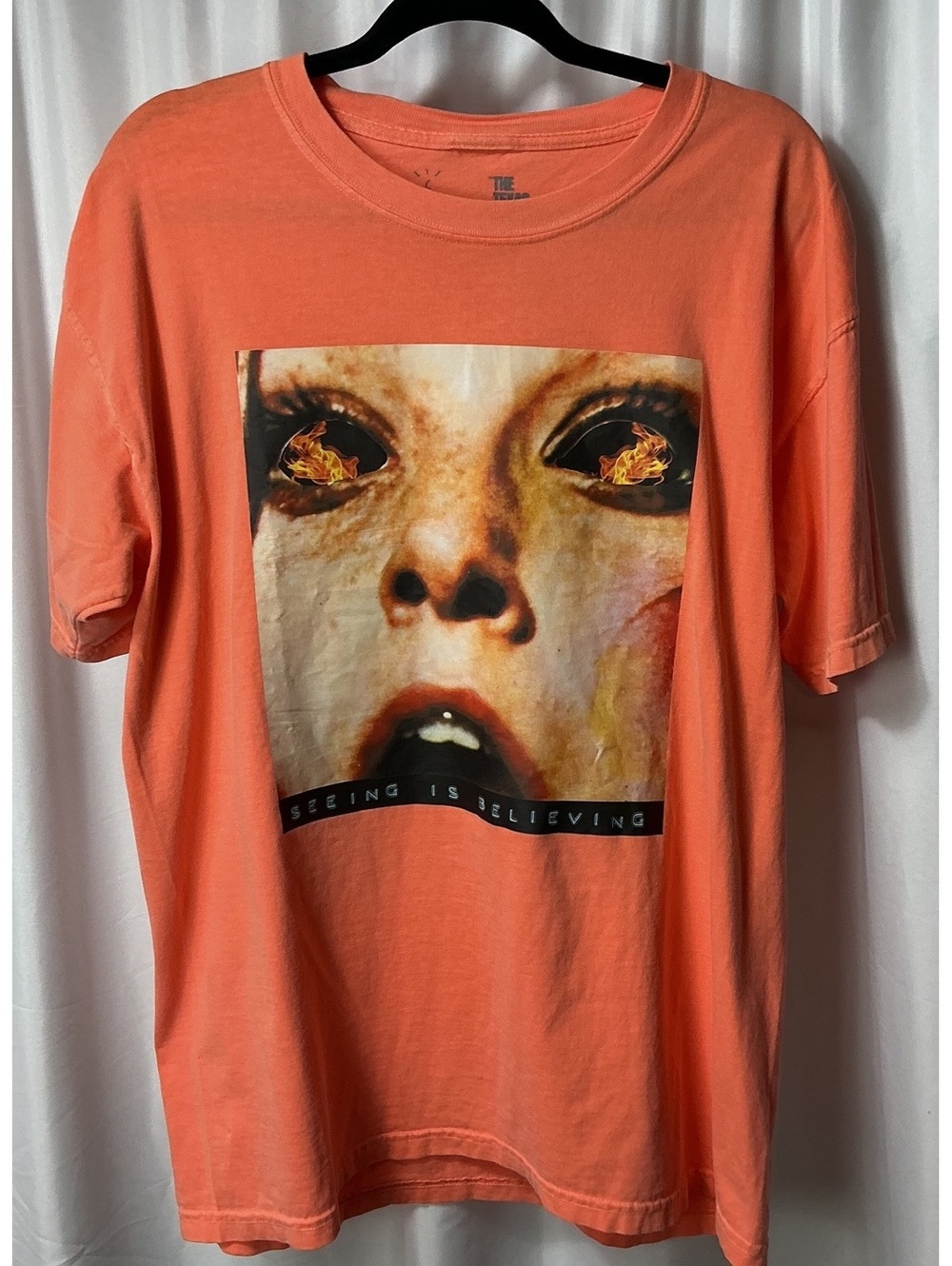 Travis Scott Cactus Jack Texas Chainsaw Seeing Is Believin L